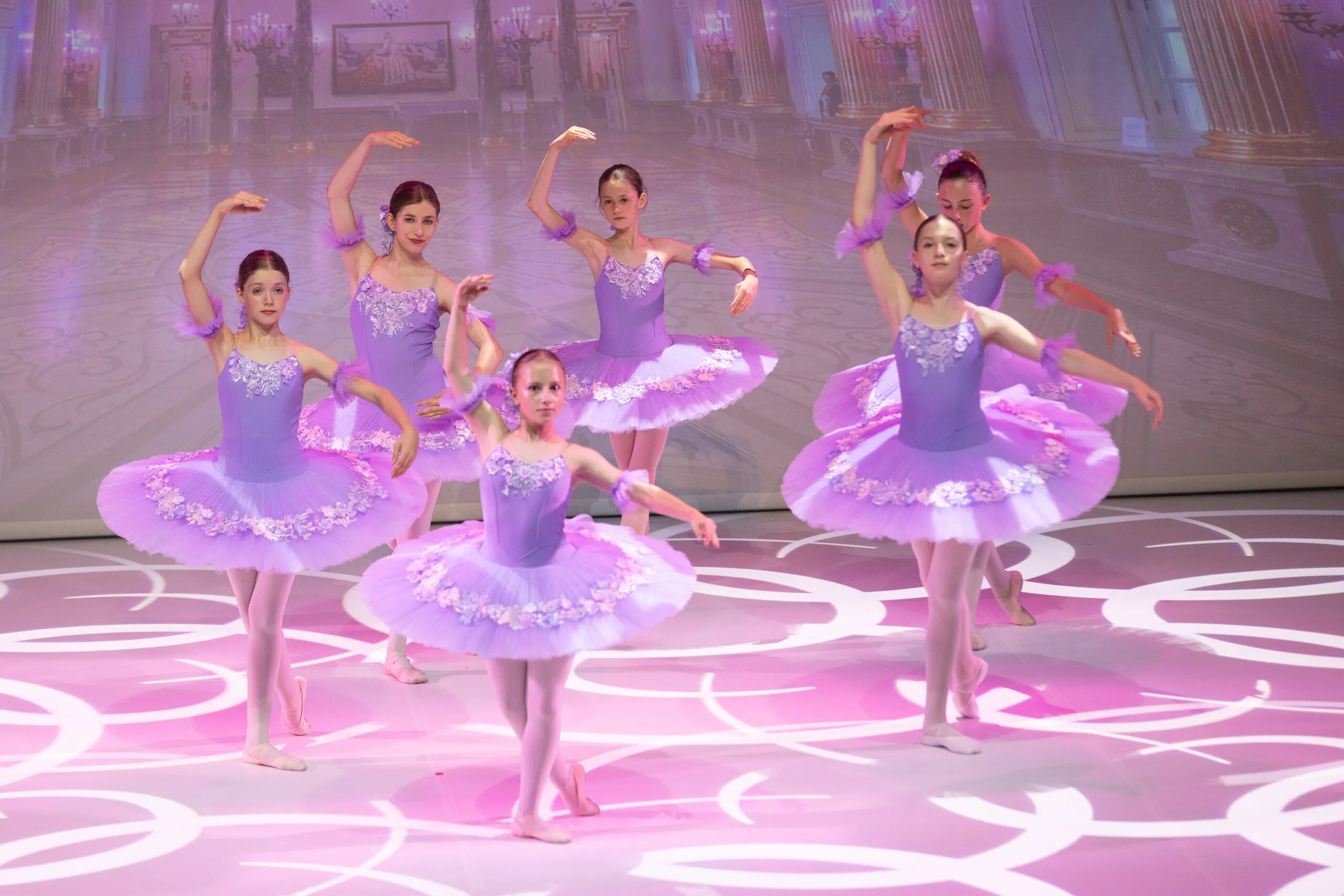 The Waltz of the Flowers, lilac tutus.
